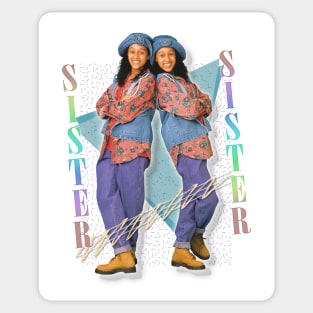 Sister, Sister - 90s Style Fan Design Sticker